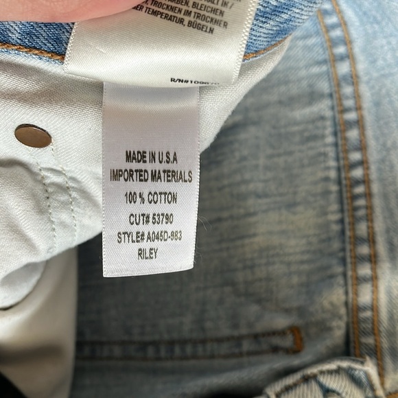 AGOLDE Riley straight crop in blitz size 27 - Picture 5 of 6